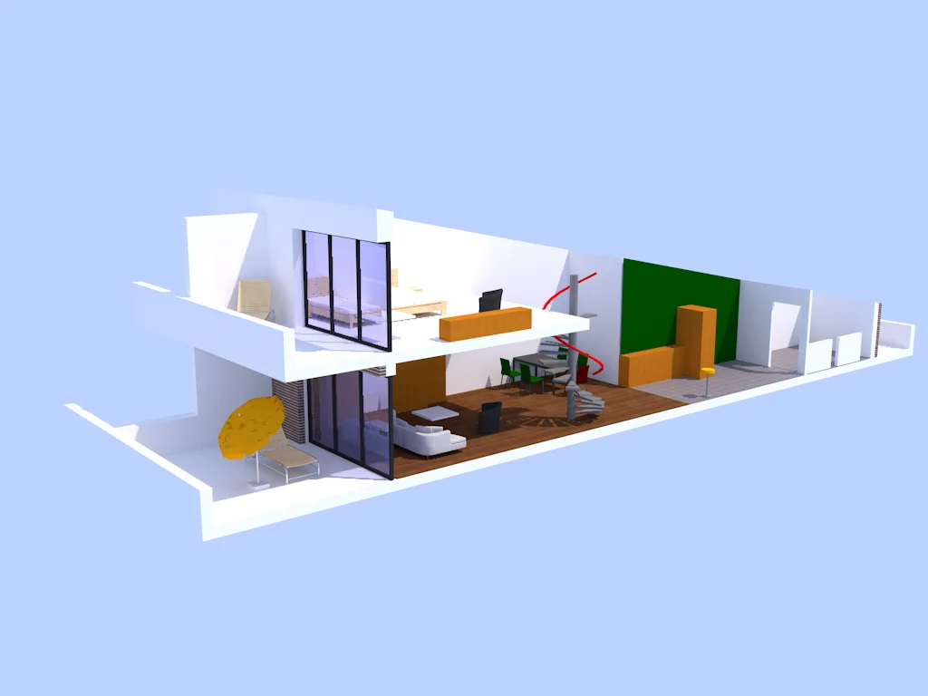 Penthouse "Balkone"
